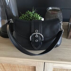 Coach Soho Buckle Flap Shoulder Bag In Regenerative Leather, Reissue
